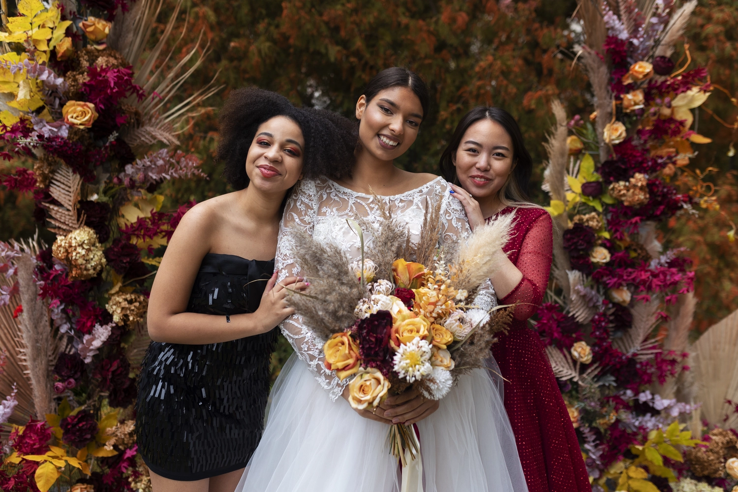 Galina – Lebensrednerin & Moderatorin – Braut und Freunde